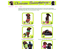 Tablet Screenshot of anniessweatshop.com